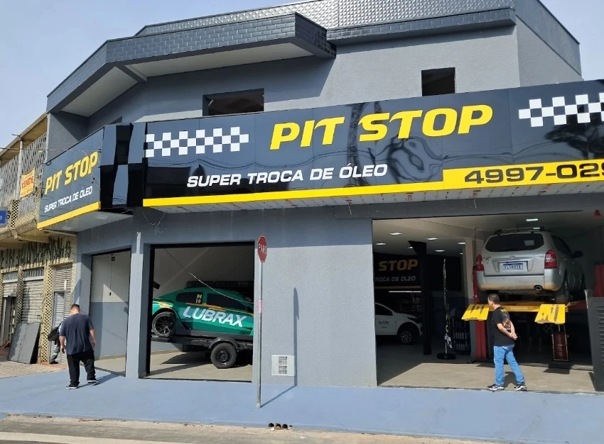 Fachada Oficial Pit Stop Troca de Óleo